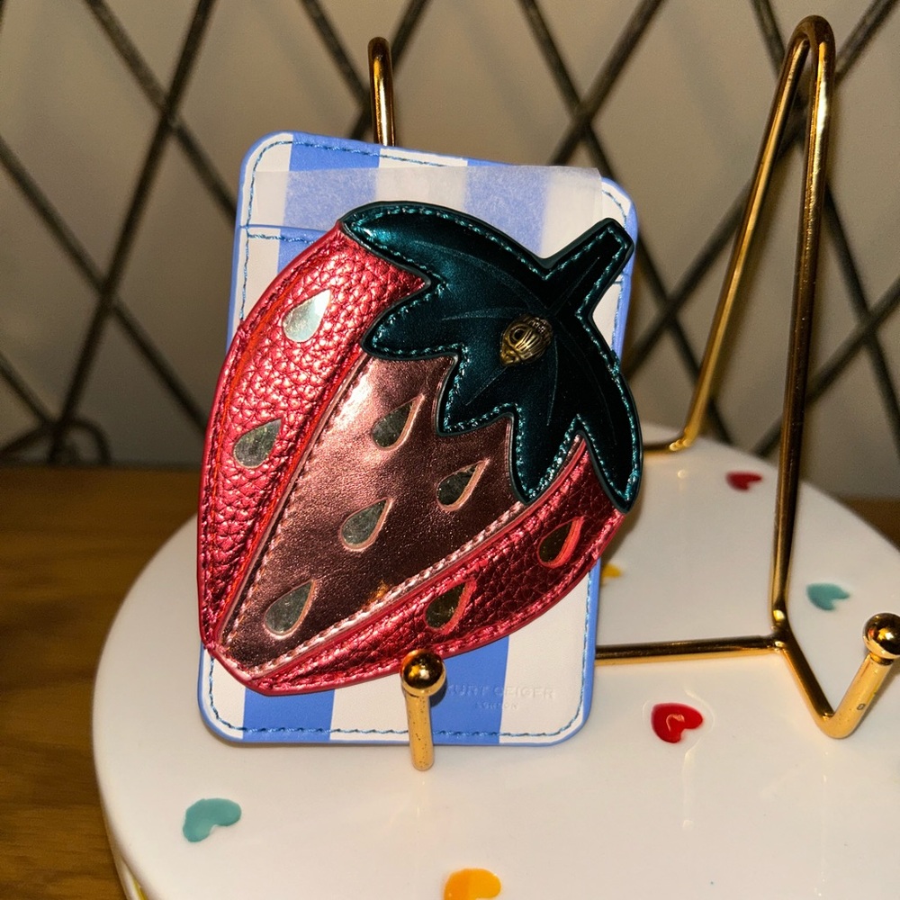 Kurt Geiger Phone Sticker Wallet N/Box - Picture 2 of 4